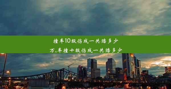 <b>撞车10级伤残一共赔多少万,车撞十级伤残一共赔多少</b>