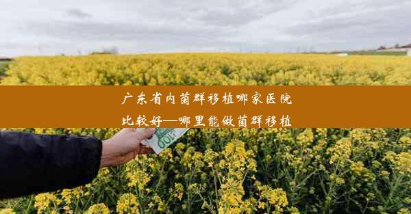 广东省内菌群移植哪家医院比较好—哪里能做菌群移植