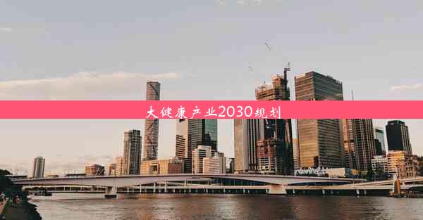 大健康产业2030规划