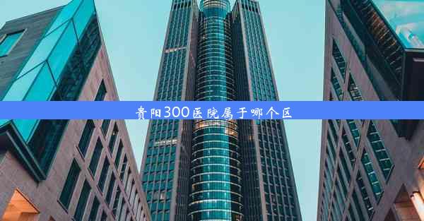 贵阳300医院属于哪个区