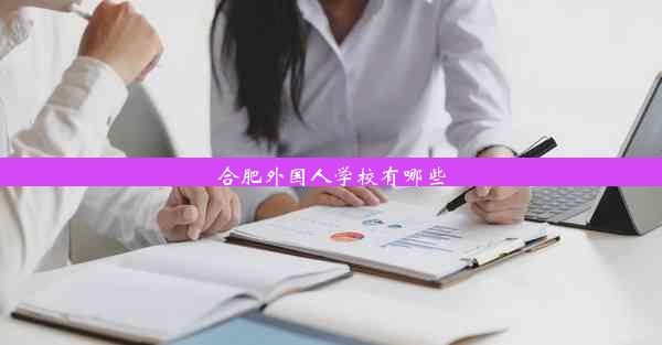 合肥外国人学校有哪些