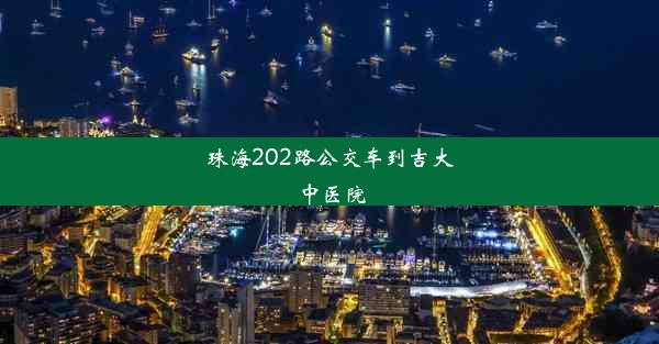 珠海202路公交车到吉大中医院