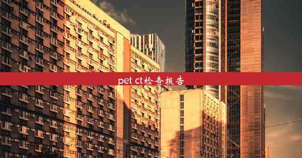 pet ct检查报告