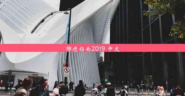 肺癌指南2019 中文