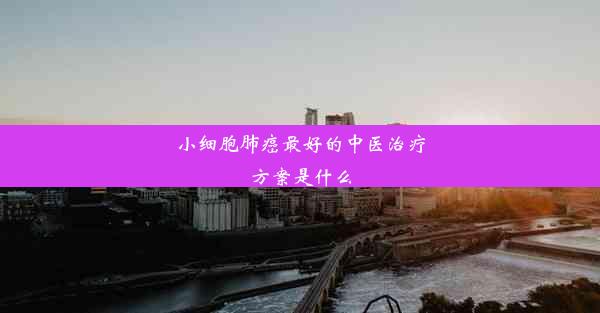 小细胞肺癌最好的中医治疗方案是什么