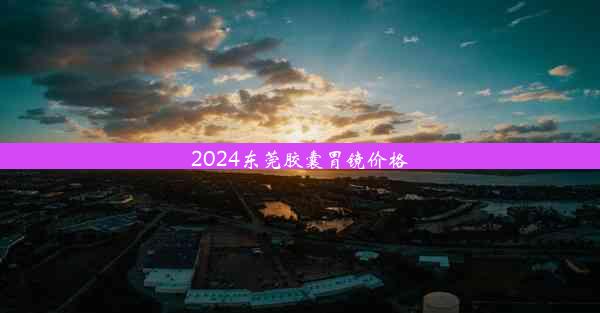 2024东莞胶囊胃镜价格