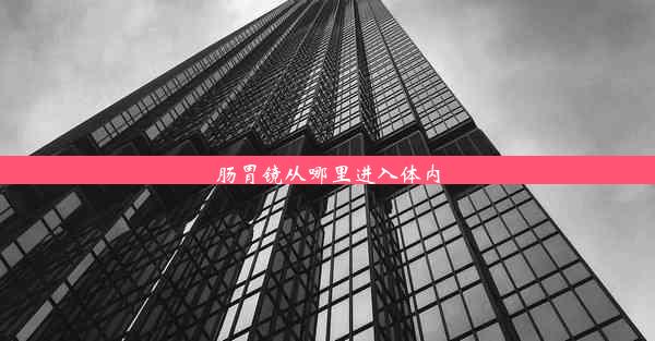 肠胃镜从哪里进入体内