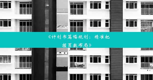 《计划书篇幅规划：精准把握页数布局》