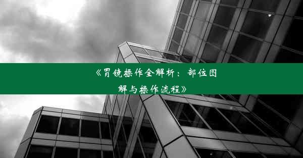 《胃镜操作全解析：部位图解与操作流程》