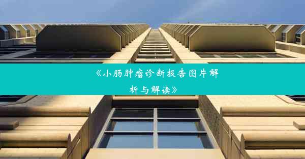 《小肠肿瘤诊断报告图片解析与解读》