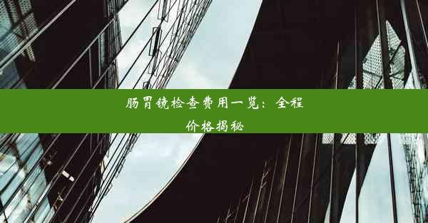 肠胃镜检查费用一览：全程价格揭秘