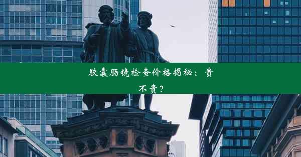 胶囊肠镜检查价格揭秘：贵不贵？