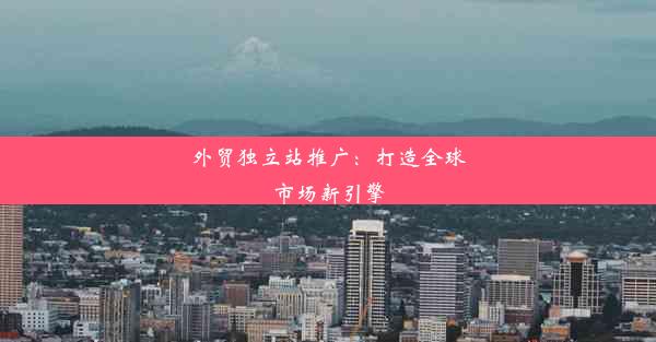 外贸独立站推广：打造全球市场新引擎