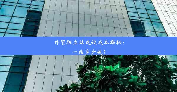 外贸独立站建设成本揭秘：一站多少钱？