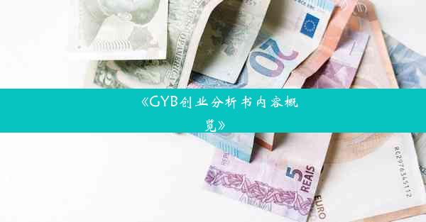 《GYB创业分析书内容概览》