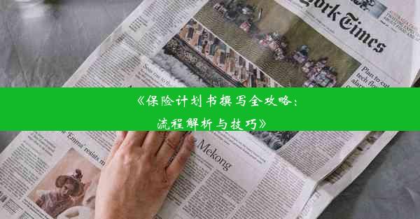 《保险计划书撰写全攻略：流程解析与技巧》