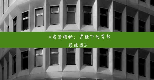 <b>《高清揭秘：胃镜下的胃部影像图》</b>