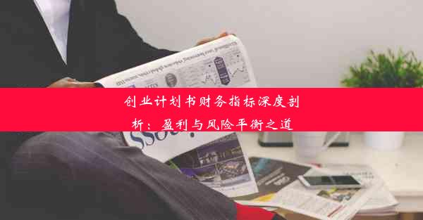 创业计划书财务指标深度剖析：盈利与风险平衡之道