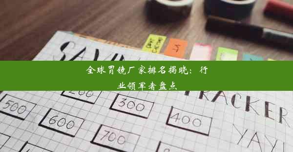 全球胃镜厂家排名揭晓：行业领军者盘点