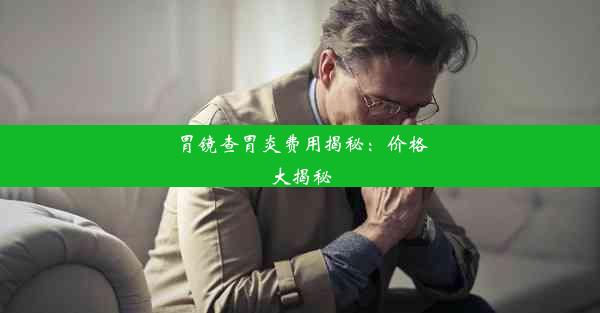 胃镜查胃炎费用揭秘：价格大揭秘