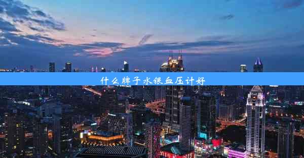 <b>什么牌子水银血压计好</b>