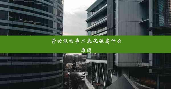 肾功能检查二氧化碳高什么原因