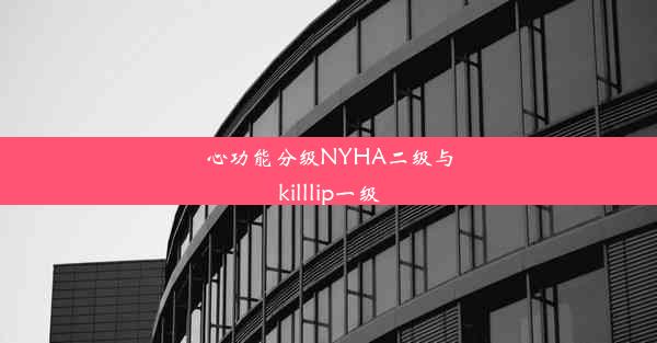 <b>心功能分级NYHA二级与killlip一级</b>