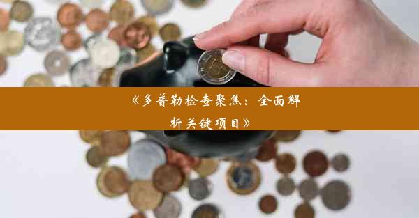 <b>《多普勒检查聚焦：全面解析关键项目》</b>