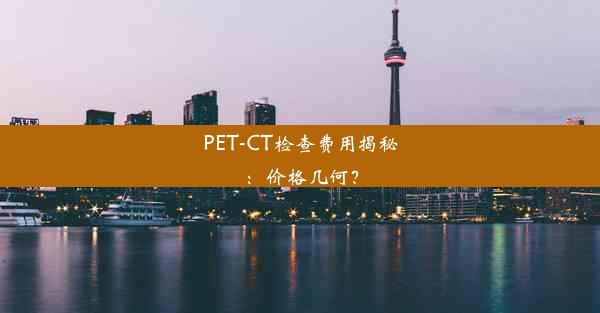 PET-CT检查费用揭秘：价格几何？