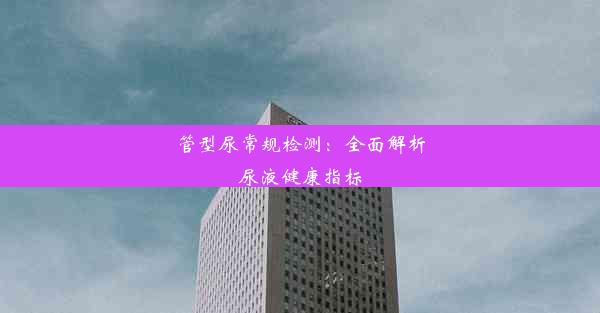 <b>管型尿常规检测：全面解析尿液健康指标</b>