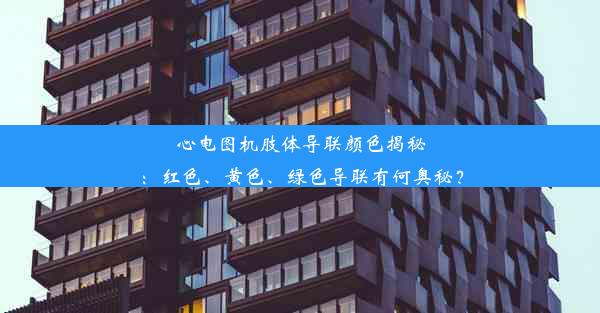 心电图机肢体导联颜色揭秘：红色、黄色、绿色导联有何奥秘？