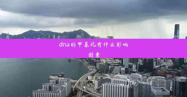 dna的甲基化有什么影响因素