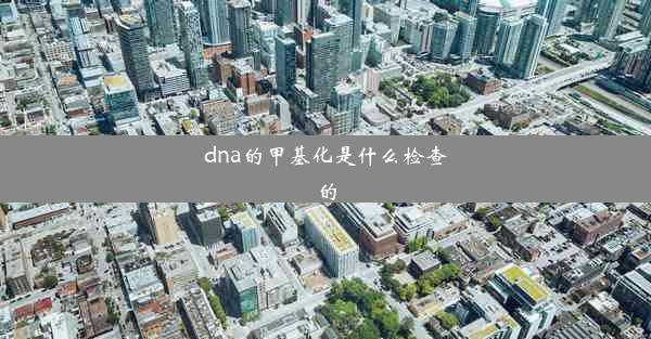 dna的甲基化是什么检查的