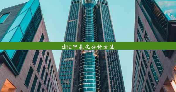 dna甲基化分析方法