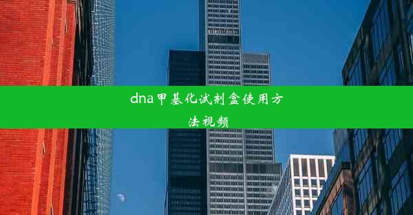 dna甲基化试剂盒使用方法视频