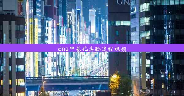 dna甲基化实验流程视频