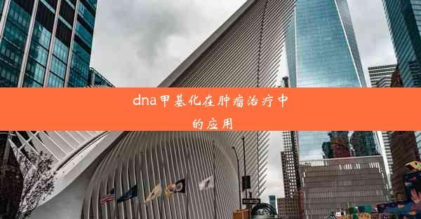 dna甲基化在肿瘤治疗中的应用