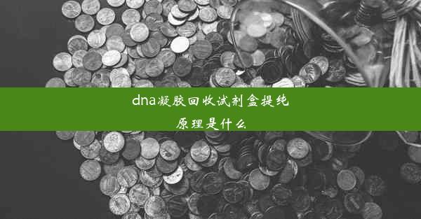 dna凝胶回收试剂盒提纯原理是什么