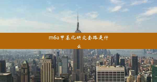 m6a甲基化研究套路是什么