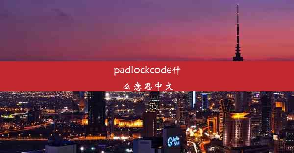 padlockcode什么意思中文