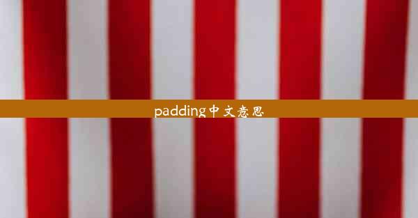 <b>padding中文意思</b>