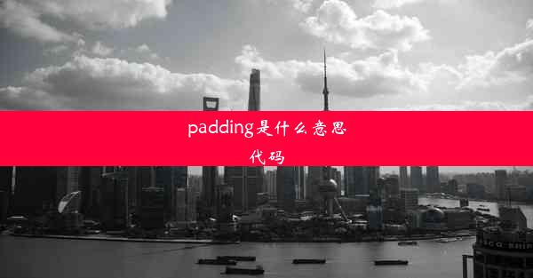 padding是什么意思代码