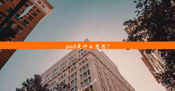 pad是什么意思？