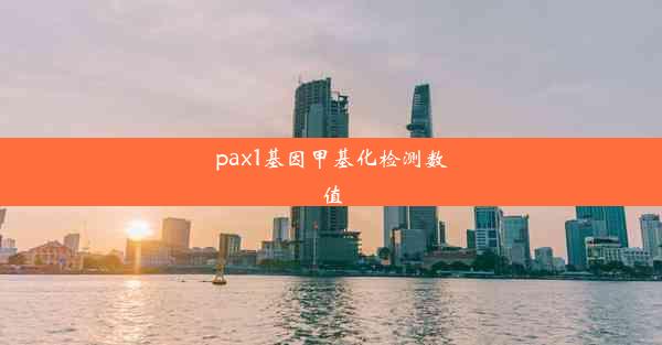 pax1基因甲基化检测数值