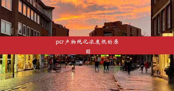 pcr产物纯化浓度低的原因