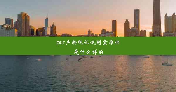 pcr产物纯化试剂盒原理是什么样的