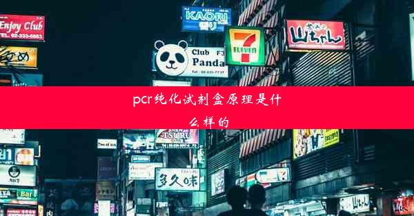 pcr纯化试剂盒原理是什么样的