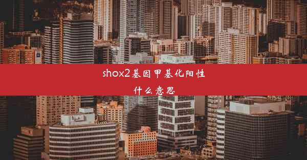 shox2基因甲基化阳性什么意思