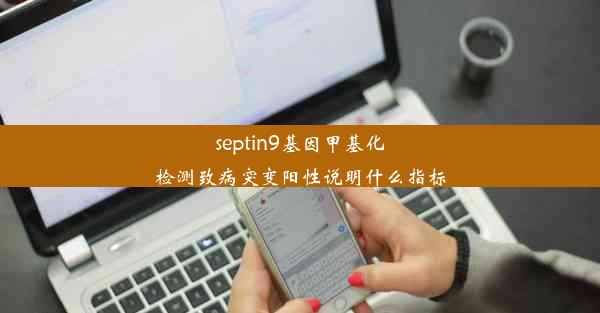 septin9基因甲基化检测致病突变阳性说明什么指标