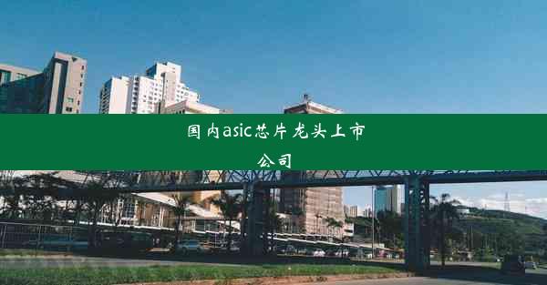 国内asic芯片龙头上市公司